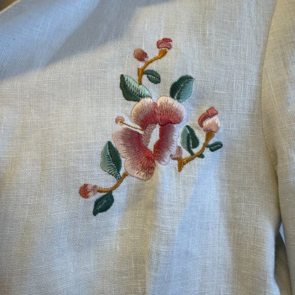 Reformation White Linen Blazer - Picture 2 of 6